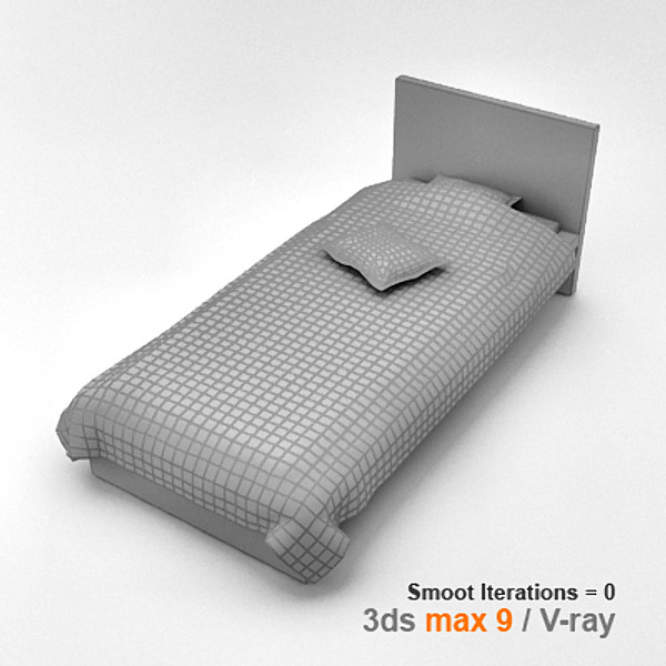dxf architectural visualization - MALM bed 90 by lajhar